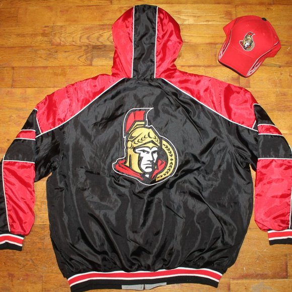2007-08 G-III Ottawa Senators Reversible Jacket + Reebok Hat - Picture 1 of 14